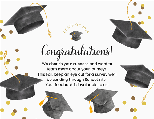 Congratulations and Fall Survey Reminder